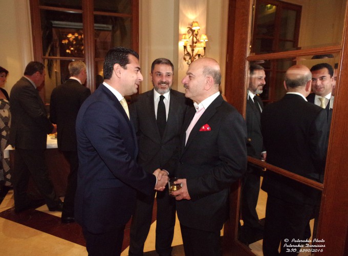 Ο κ. Λ. Τσιλίδης, Πρόεδρος της FEDHATTA με τον κ. N.Κελαϊδίτη, Αν. Γ.Γ.FEDHATTA , υποδέχoνται τον κ. Κώστα Σκρέκα, Βουλευτή ΝΔ
