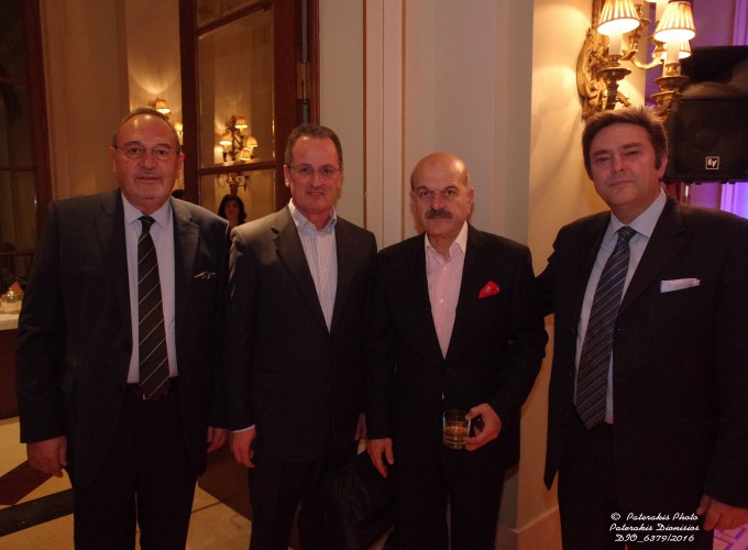 Ο κ. Στάθης Σκρέτας, Γεν. Γραμμ. FEDHATTA, ο κ. Σπύρος Κτενάς, Time Tv, ο κ. Λ. Τσιλίδης, Πρόεδρος FEDHATTA και ο κ. Γ. Παλιούρας, Μέλος ΔΣ ΗΑΤΤΑ